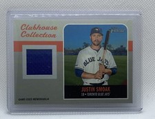 2019 Topps Heritage High Number Justin Smoak Clubhouse Collection Relic Mint