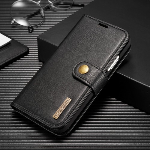 Leather Wallet Card Slot Case Detachable Magnetic Cover For iPhone Samsung Phone - Picture 19 of 28