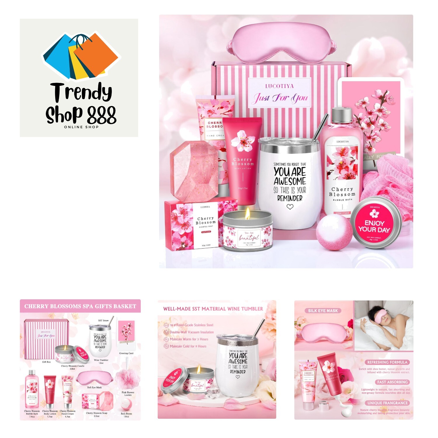 Gifts for Women Birthday Gifts, Bath and Spa Gift Set- 10 Pcs Christmas Valen...