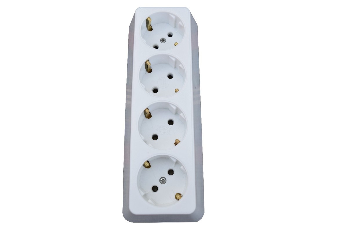 Masterplug Einzelsteckdose Ohne Kabel – Wiederverdrahtbar, Mit Sicherung, 80x60x28 Mm