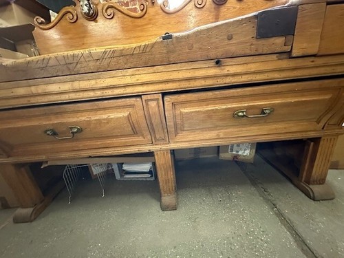 Antique French BUTCHER'S BLOCK circa 1920 - Picture 4 of 8