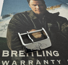 Breitling Buckle Tang Type 18mm STRAP END NEW Swiss Made Genuine Mint AUTHENTIC
