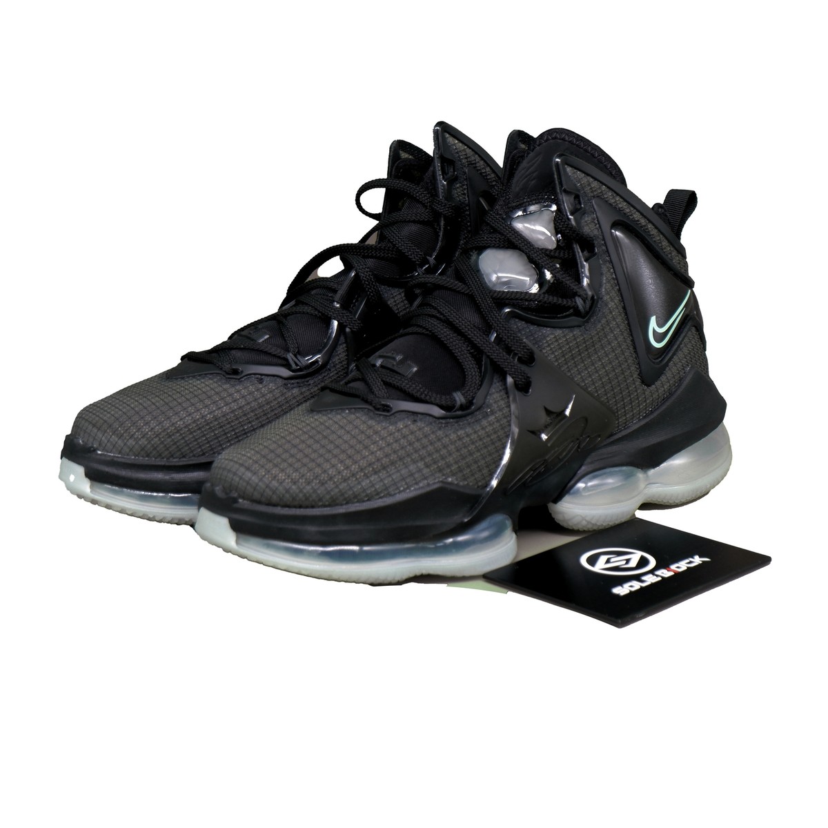 Nike LeBron 19 EP Black Aqua - DC9340-003 | eBay