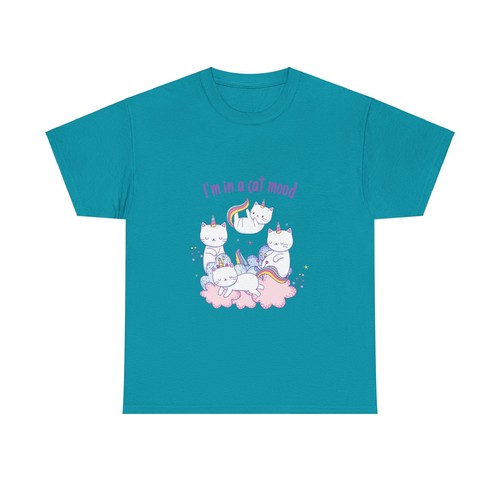I'm in a cat mood funny quote gift Unisex Heavy Cotton Tee men women humor - 第 33/66 張圖片
