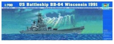 Trumpeter Schlachtschiff USS Wisconsin BB-64 1991