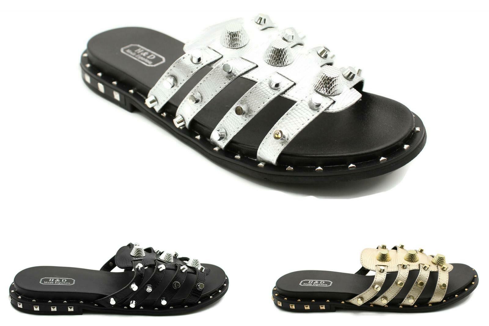 PANTOFOLA D’ORO Pantofole da donna slider infradito donna slip on estate spiaggia scarpe piatte casual