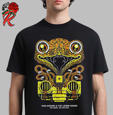 King Gizzard And The Lizard Wizard In San Diego On November 2 2024 T-Shirt