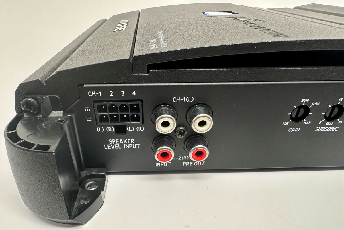 Alpine MRX-M50 Mono Subwoofer Amplifier — 500 watts RMS x 1 at 2