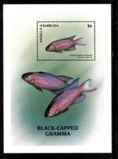 Antigua 1997 - Fish - Souvenir Stamp Sheet - Scott #2131 - MNH