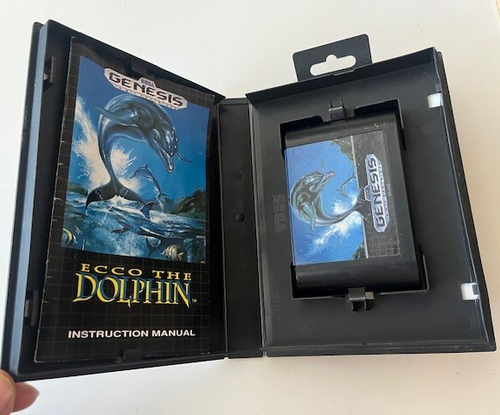 Ecco The Dolphin - with Case & Manual - Sega Genisis / Megadrive - Imagen 4 de 4