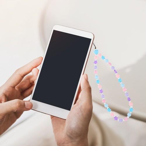 Phone Chain Beaded Cellphone Chain Phone Charm Aesthetic Adorable Phone Decor - 第 3/12 張圖片