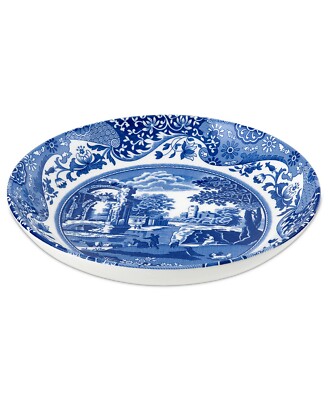 Set of 4 Spode Blue Italian 8 1/2