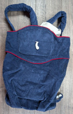 Baby Vintage Gerry Blue Corduroy Flower Baby Carrier