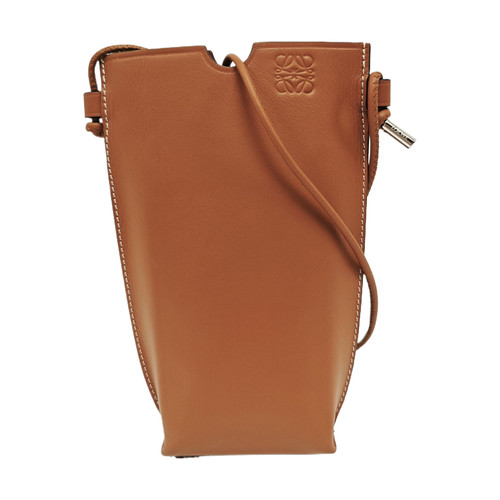 LOEWE Crossbody bags Leather Brown Free Shipping | Duties Paid