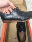 Johnston & Murphy Men's Black Leather Wingtip Brogue Oxford Dress Shoes 10 B — photo 5