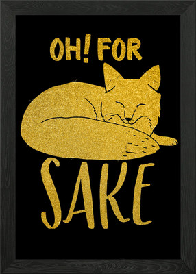 Oh For Sake Gerahmtes Wandbild Poster Leinwanddruck Bild
