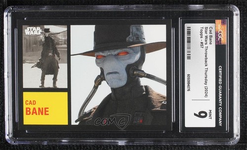 2024 Throwback Thursday Topps Online Exclusive /881 Cad Bane #57 CGC 9 Mint 0a21