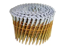 Full Round Head Framing Nails | 3 Inch x .120 | Ring Shank | Hot Dipped Galva...
