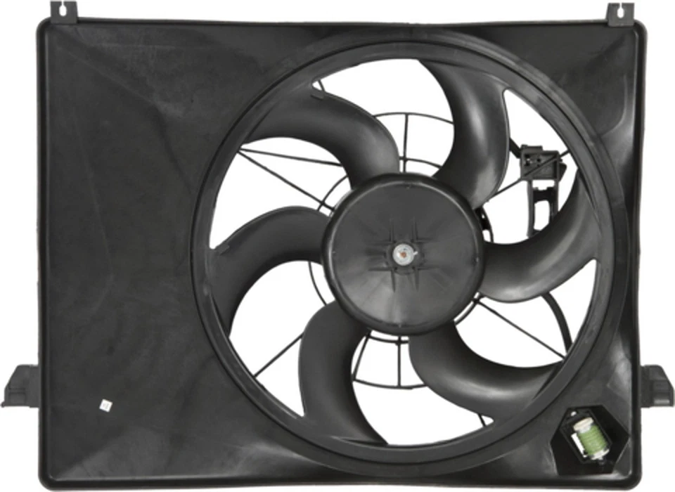 Conjunto de ventilador de refrigeración del motor - Conjunto de ventilador de radiador. 4 estaciones para Kia Rondo 07-10 Foto 2 de 2