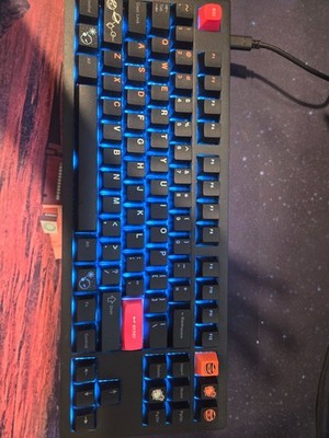 Keychron Q3 QMK Mechanical Keyboard- Carbon Black with KKB Outerbounds Keycaps