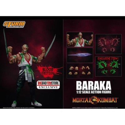 Storm Toys Mortal Kombat BARAKA 1/12 Scale Figure Model INSTOCK
