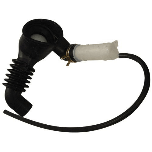 Durite cuve pompe pour lave-linge Bosch 00480443 en caoutchouc noir