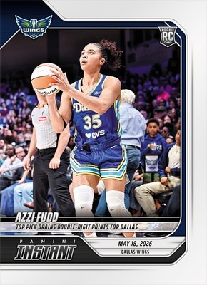 2026 Panini Instant WNBA #70 Azzi Fudd Dallas Wings RC PRESALE