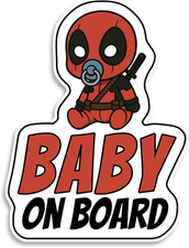 Baby on Board Signs for Car, Superh ro, Waterproof and Uv-Resistant Baby on Boar