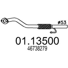 MTS Abgasrohr Auspuffrohr für FIAT BRAVO I (182) Vorne 01.13500