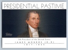 2004 Topps James Monroe #PP5 Presidential Pastime