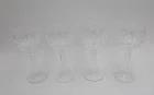 Waterford Crystal Maeve 4 Hock Wine Goblets Irish Vintage Glasses