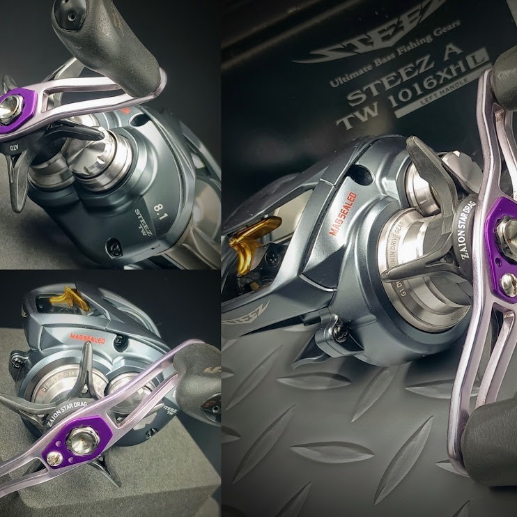 DAIWA【STEEZ A TW 1016XHL】L-H 8.1:1 Gear Ratio Used Baitcasting Reel "Ex++" W/Box
