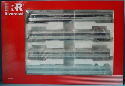 RIVAROSSI HRS2512 ETR 401 ZUGPACKUNG PENDOLINO FS BLAUE SILBERLACKIERUNG DCC BEREIT