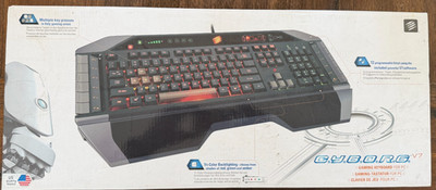 V7  Cyborg Gaming Keyboard New - Ships Free