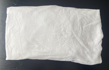 EUC Boll Branch Queen Fitted Sheet- White -Organic Cotton