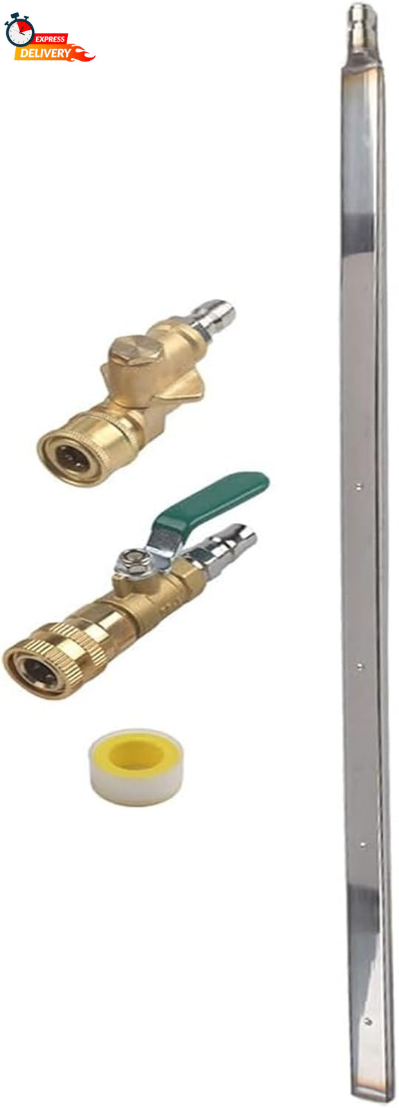 Portable Pressure Radiator Cleaning Wand,2025 New Car Radiator Cleaning Tool,24'