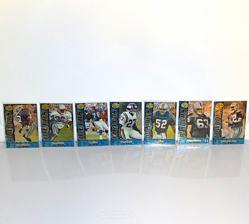 1997 Bowman Bowman's Best NFL Football Trading Card Lot (7)