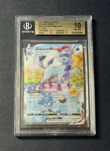 Glaceon VMAX graded BGS 10 for sale on eBay