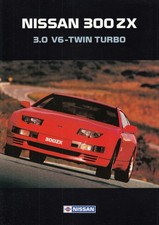 NISSAN 300 ZX 300ZX V6 TWIN TURBO Prospekt Brochure BELGIEN I
