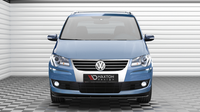 Front Ansatz FüR Volkswagen Touran Mk1 Facelift Frontspoiler Schwarz