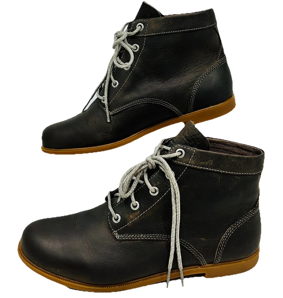 Botas Kodiak Canada Low Rider Originales Talla 8 Cuero Marrón Con Cordones Nuevas sin Etiquetas Foto 2 de 4