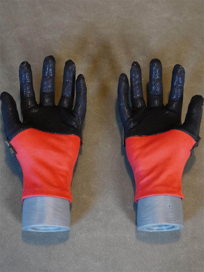 A Pair Deadpool 3 Wade Wilson Cosplay Gloves Screen Printing Costume Accessories image 4