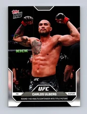 Carlos Ulberg 2025 Topps Now UFC #30 UFC 009844