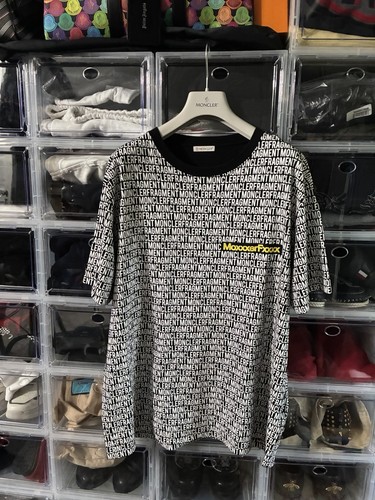 Rare Moncler Genius 7 Moncler Fragment Hiroshi Fujiwara Logo T-Shirt $895