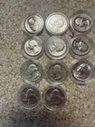 Lot Of 17 Washington Silver Quarters 90%Silver