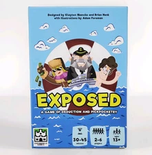 EXPOSED Fun Secret Identity Bluffing Deduction Party Card Game 2-6 Players 