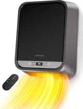 Bathroom Wall Heater 1500W IP24 Waterproof with Thermostat & Remote