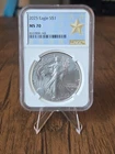 2025 MS70 SILVER EAGLE NGC TYPE 2