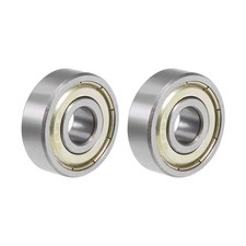 628ZZ Deep Groove Ball Bearing 8x24x8mm Double Shielded Chrome Bearings 2pcs