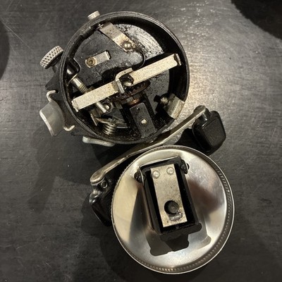 Zebco Spinner Model 33 Fishing Reel Vintage with One Rivet Foot